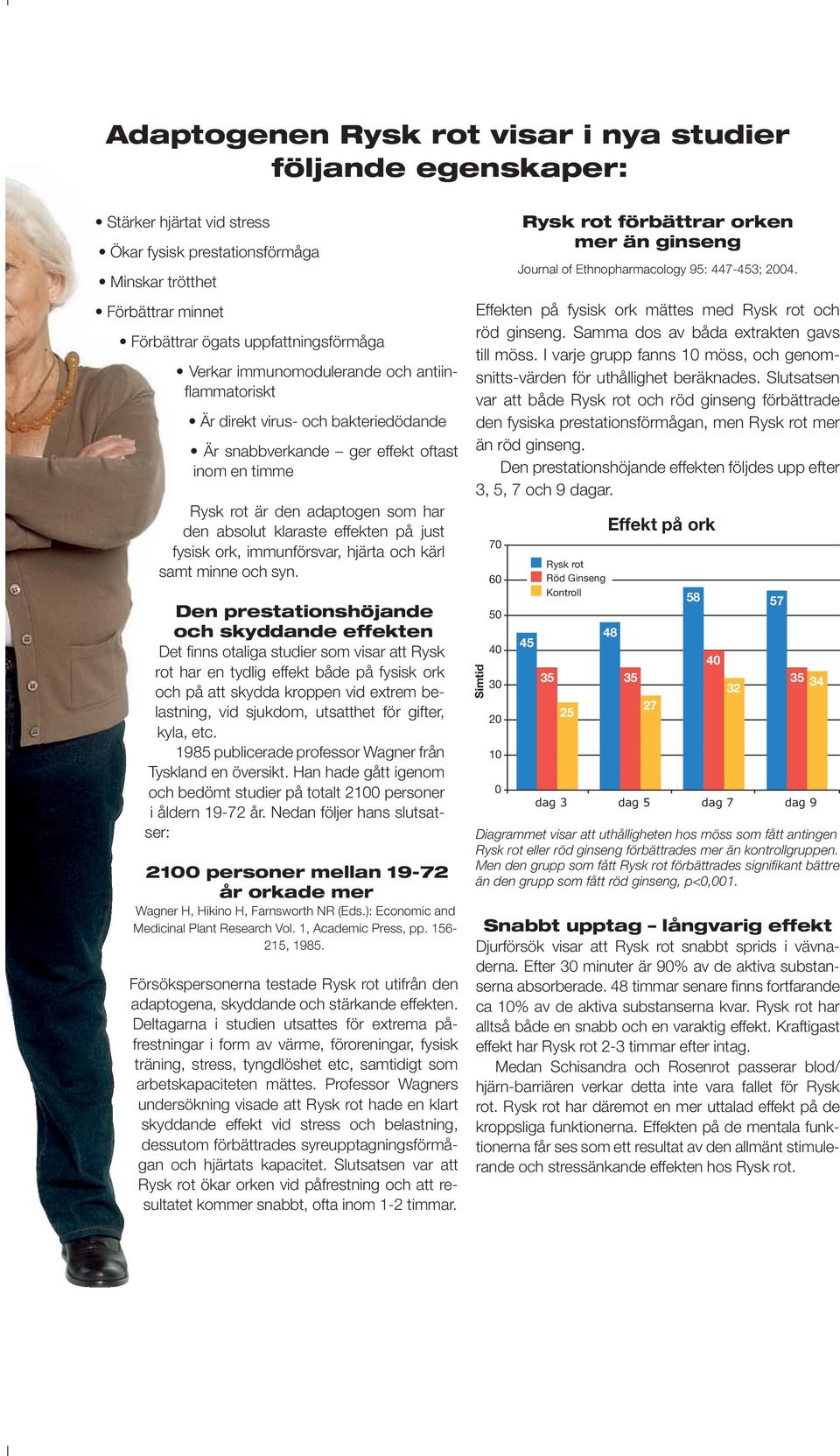 fysisk ork, immunförsvar, hjärta och kärl samt minne och syn.