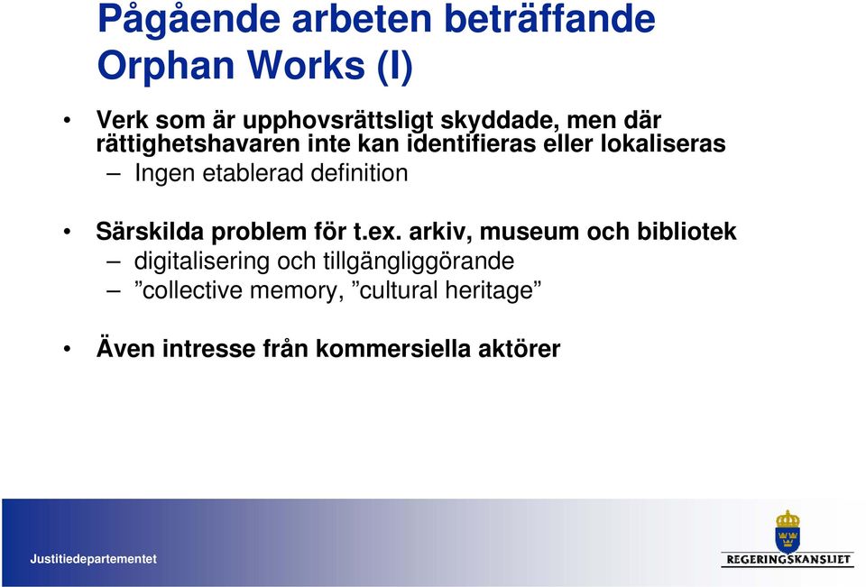 definition Särskilda problem för t.ex.