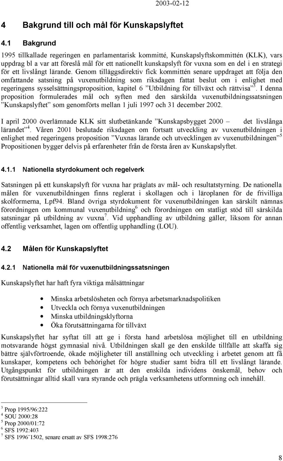 strategi för ett livslångt lärande.