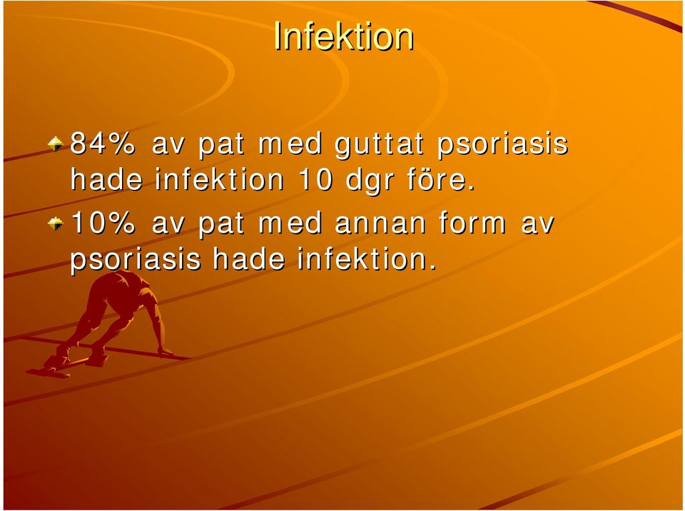 infektion 10 dgr före.