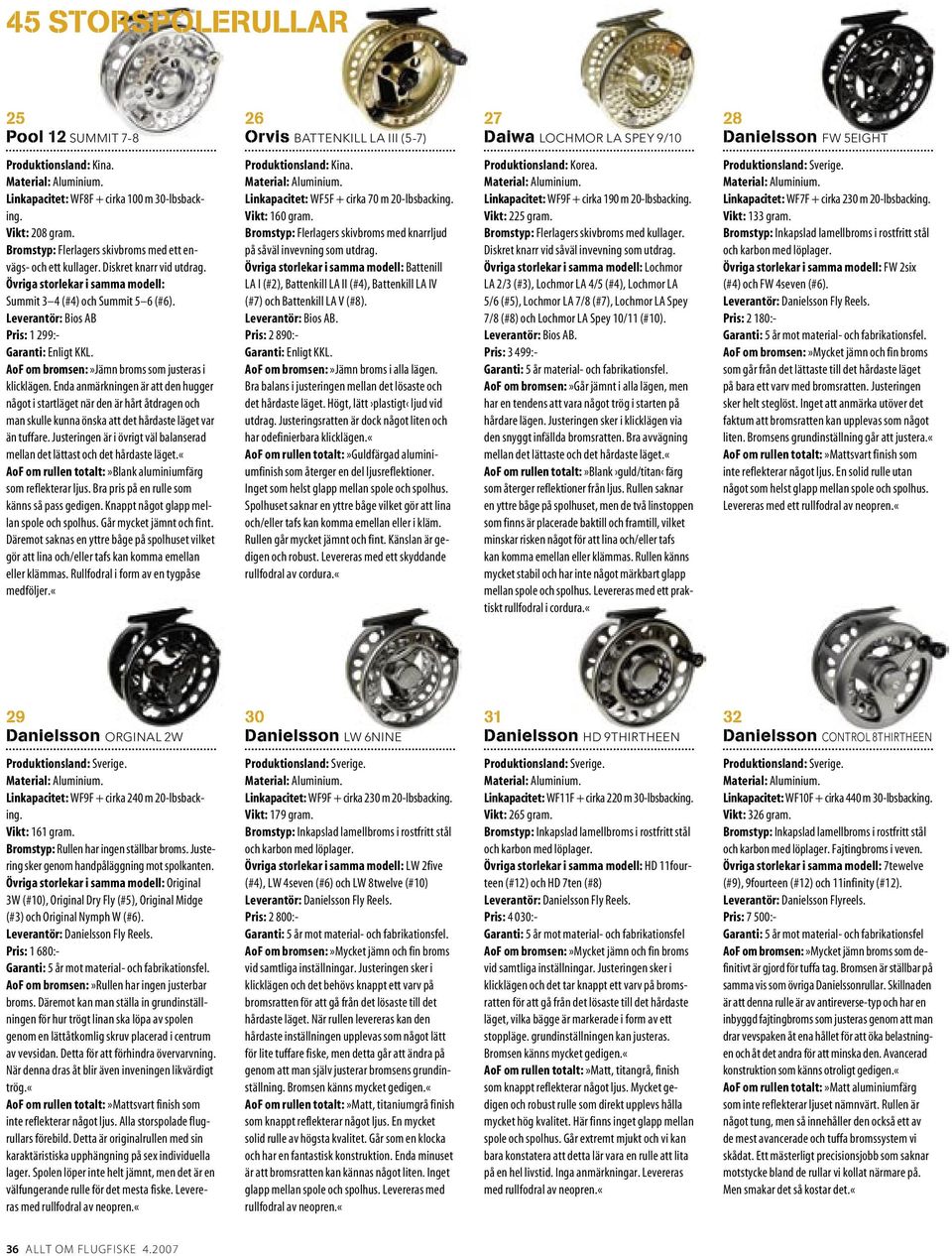 Leverantör: Bios AB Pris: 1 299:- AoF om bromsen:»jämn broms som justeras i klicklägen.
