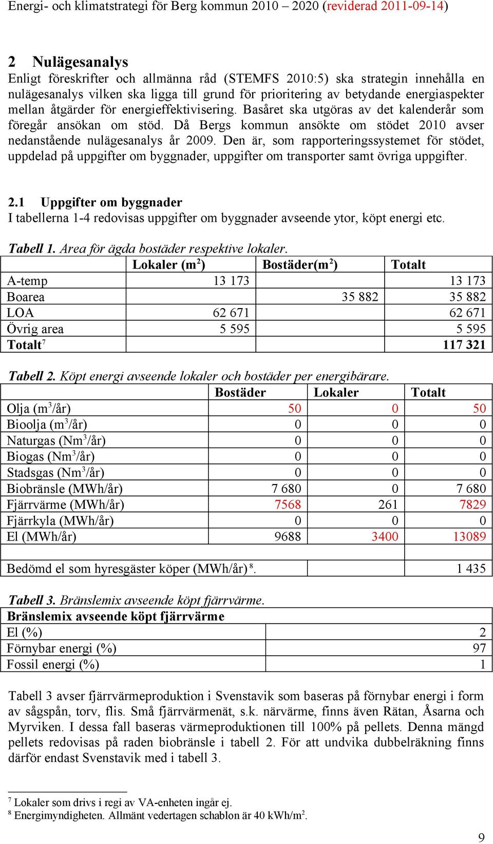 Den är, som rapporteringssystemet för stödet, uppdelad på uppgifter om byggnader, uppgifter om transporter samt övriga uppgifter. 2.