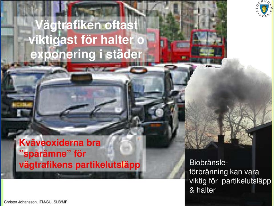 för vägtrafikens partikelutsläpp