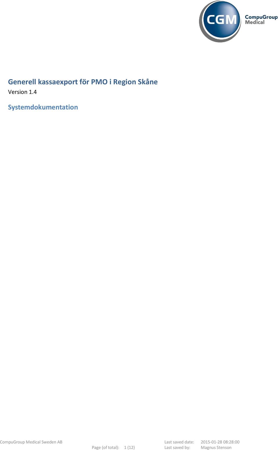4 Systemdokumentation Page (of