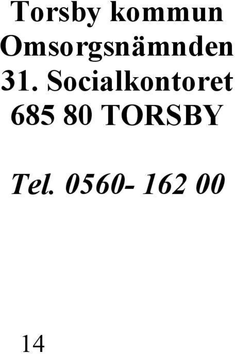 Socialkontoret 685