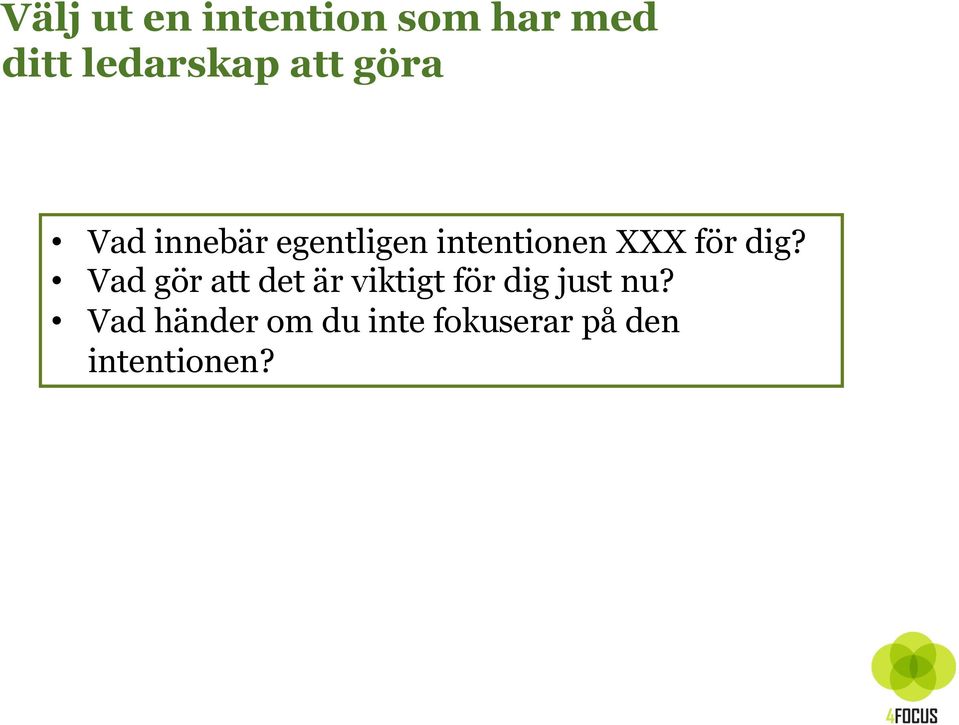 för dig?