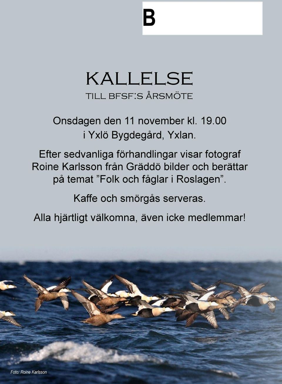 Efter sedvanliga förhandlingar visar fotograf Roine Karlsson från Gräddö