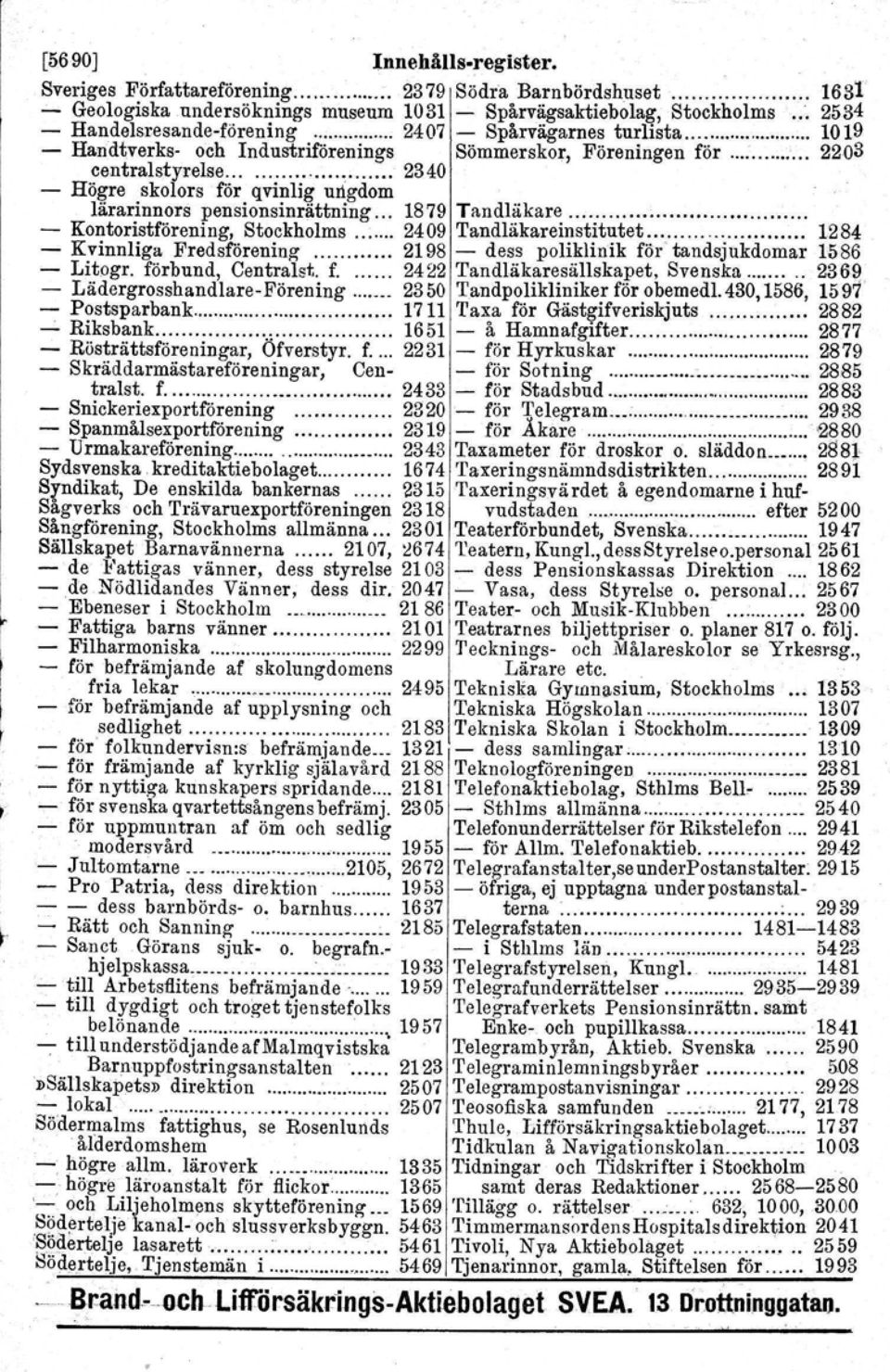 centralstyrelse, 2340 - Högre skolors för qvinlig ungdom lärarinnors pensionsinrättning 1879 Tandläkare.