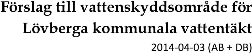 för Lövberga