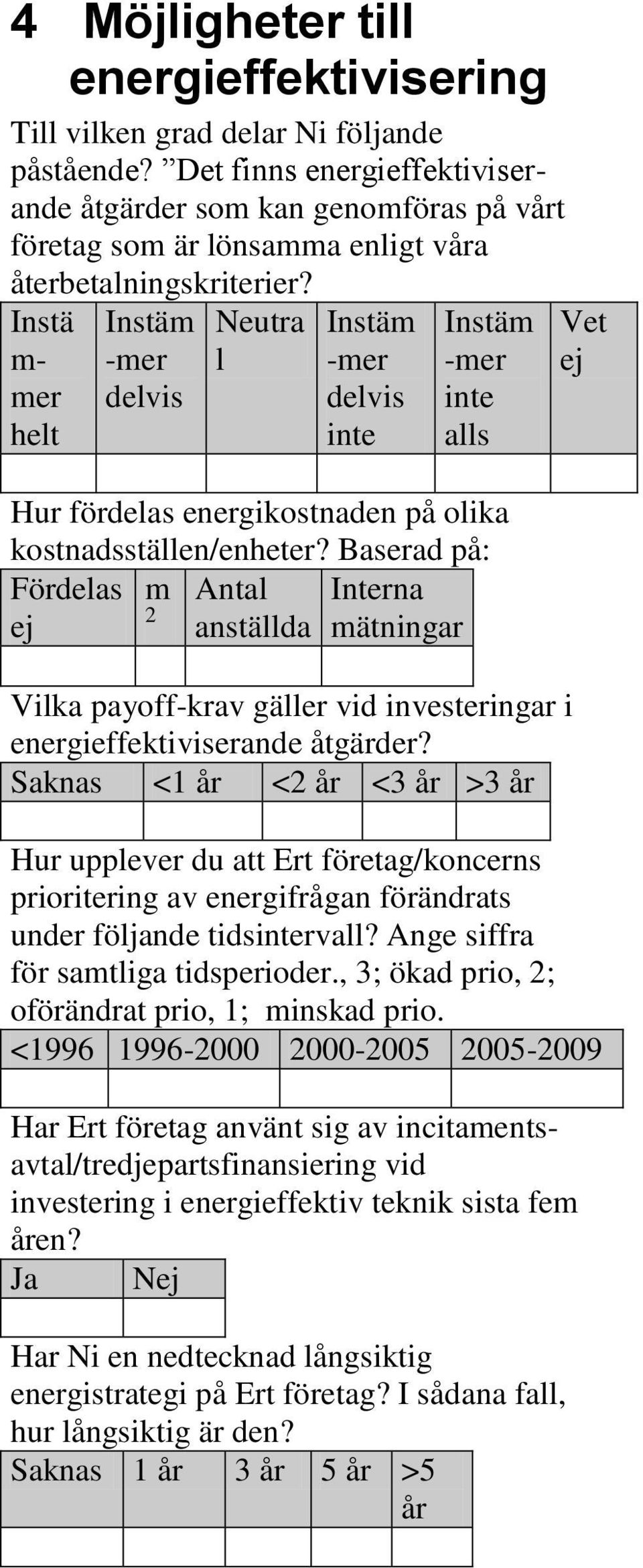 helt m - Neutra l m - m - alls Hur fördelas energikostnaden på olika kostnadsställen/enheter?