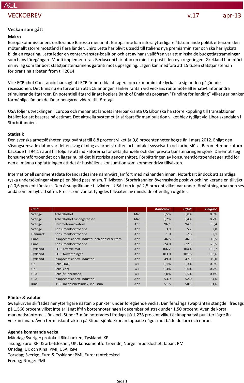 Letta leder en center/vänster-koalition och ett av hans vallöften var att minska de budgetåtstramningar som hans föregångare Monti implementerat.