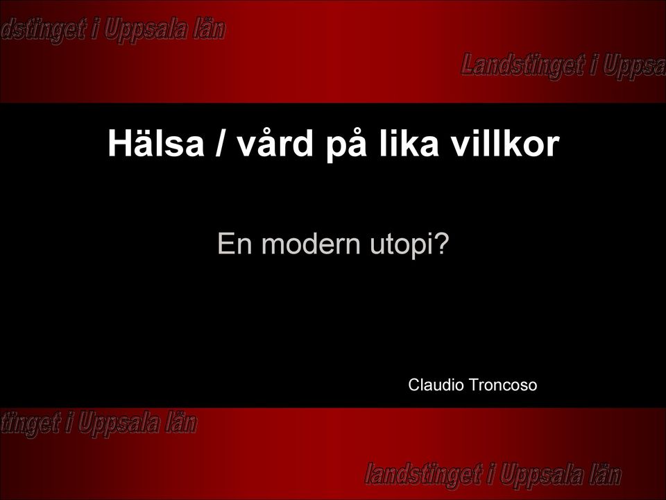 modern utopi?