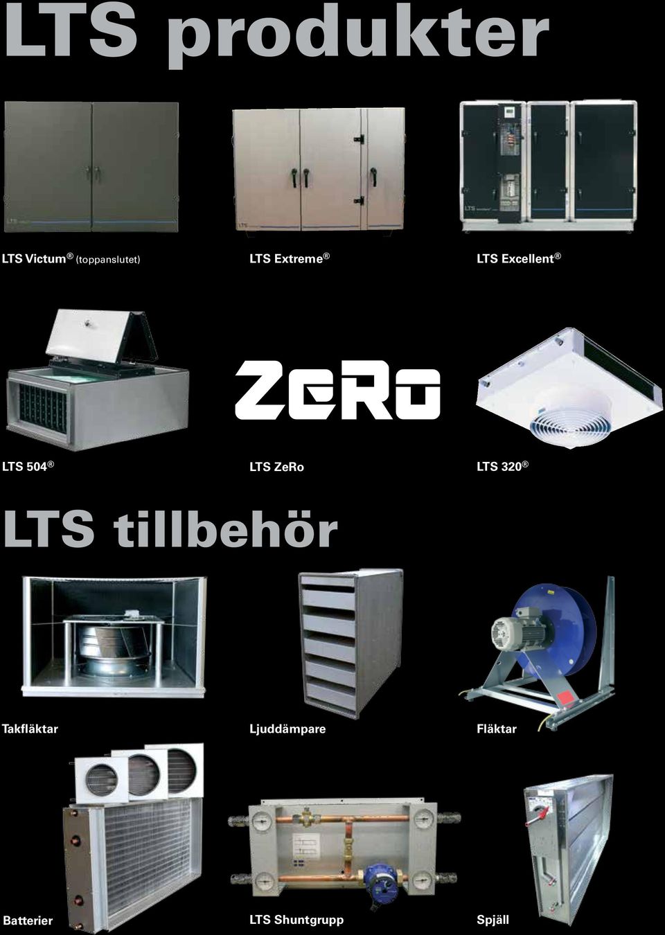 ZeRo LTS 320 LTS tillbehör Takfläktar