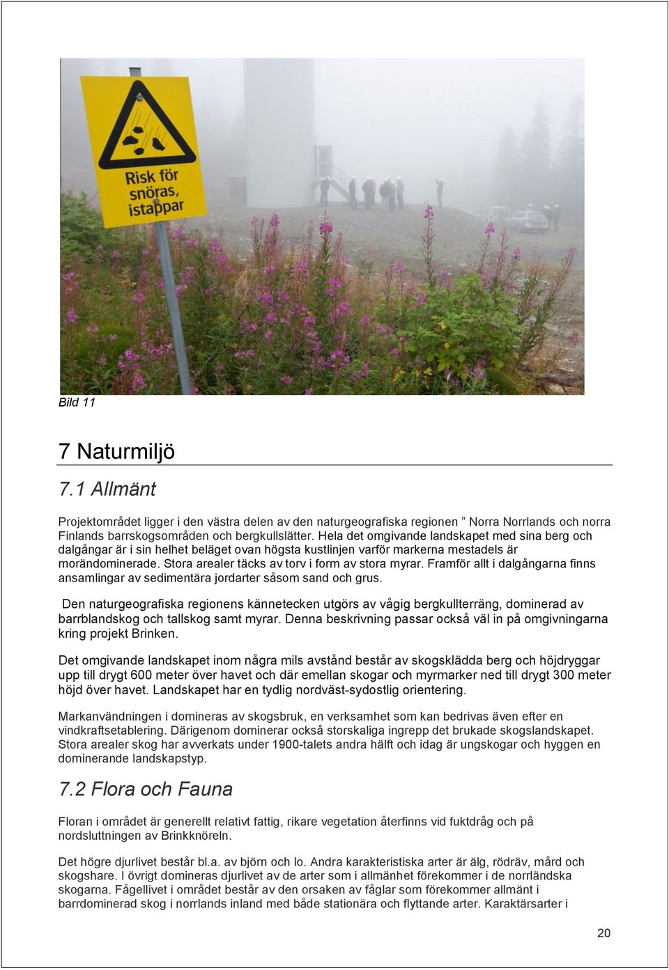 Stora arealer täcks av torv i form av stora myrar. Framför allt i dalgångarna finns ansamlingar av sedimentära jordarter såsom sand och grus.