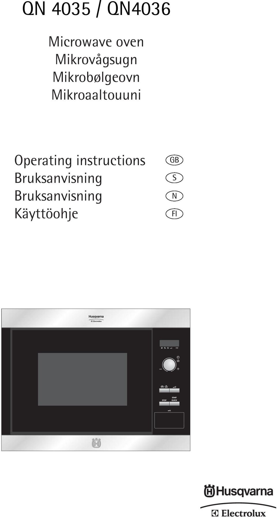 Mikroaaltouuni Operating