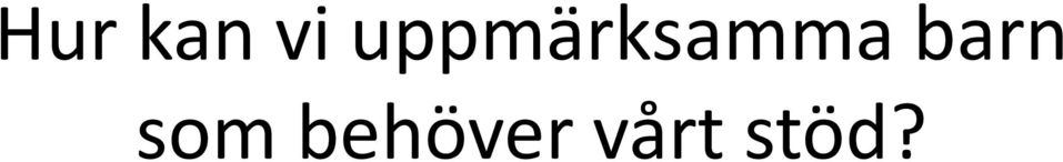 barn som