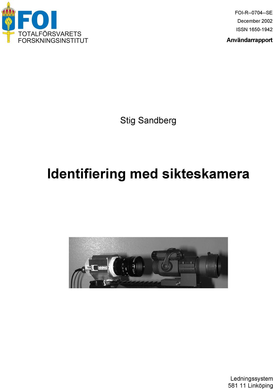 Sandberg Identifiering med