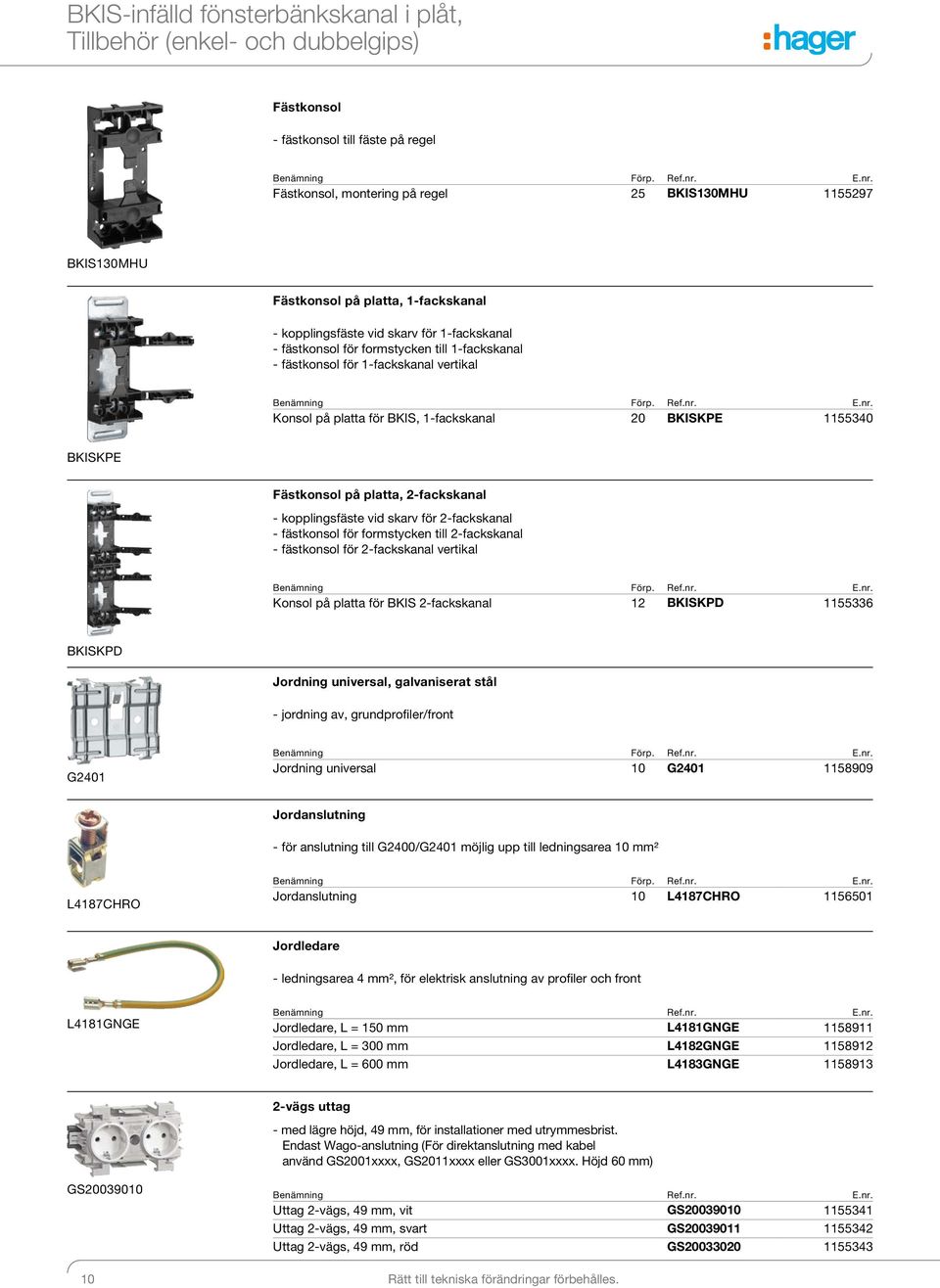 2-fackskanal - kopplingsfäste vid skarv för 2-fackskanal - fästkonsol för formstycken till 2-fackskanal - fästkonsol för 2-fackskanal vertikal Konsol på platta för BKIS 2-fackskanal 12 BKISKPD