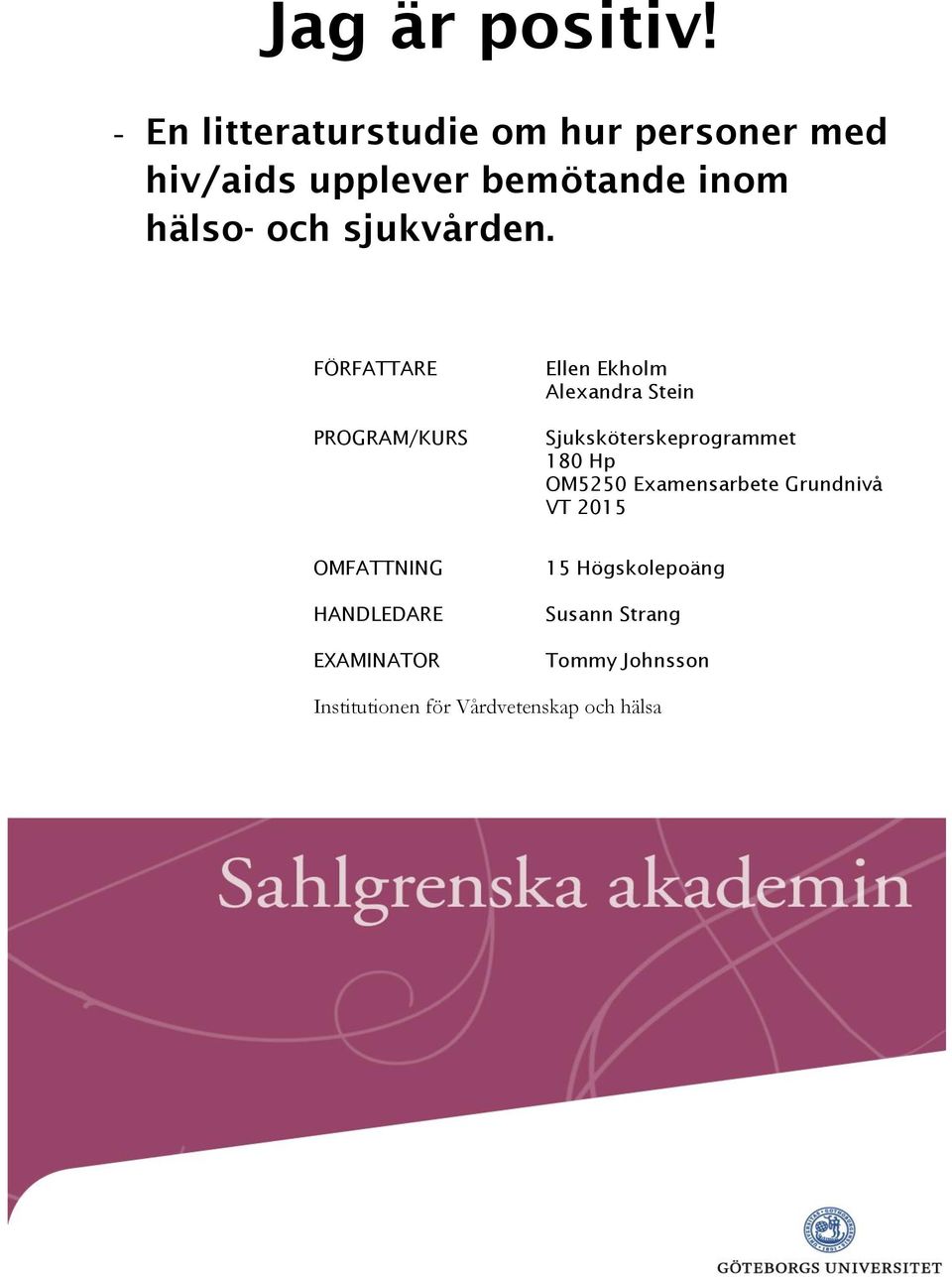 sjukvården.