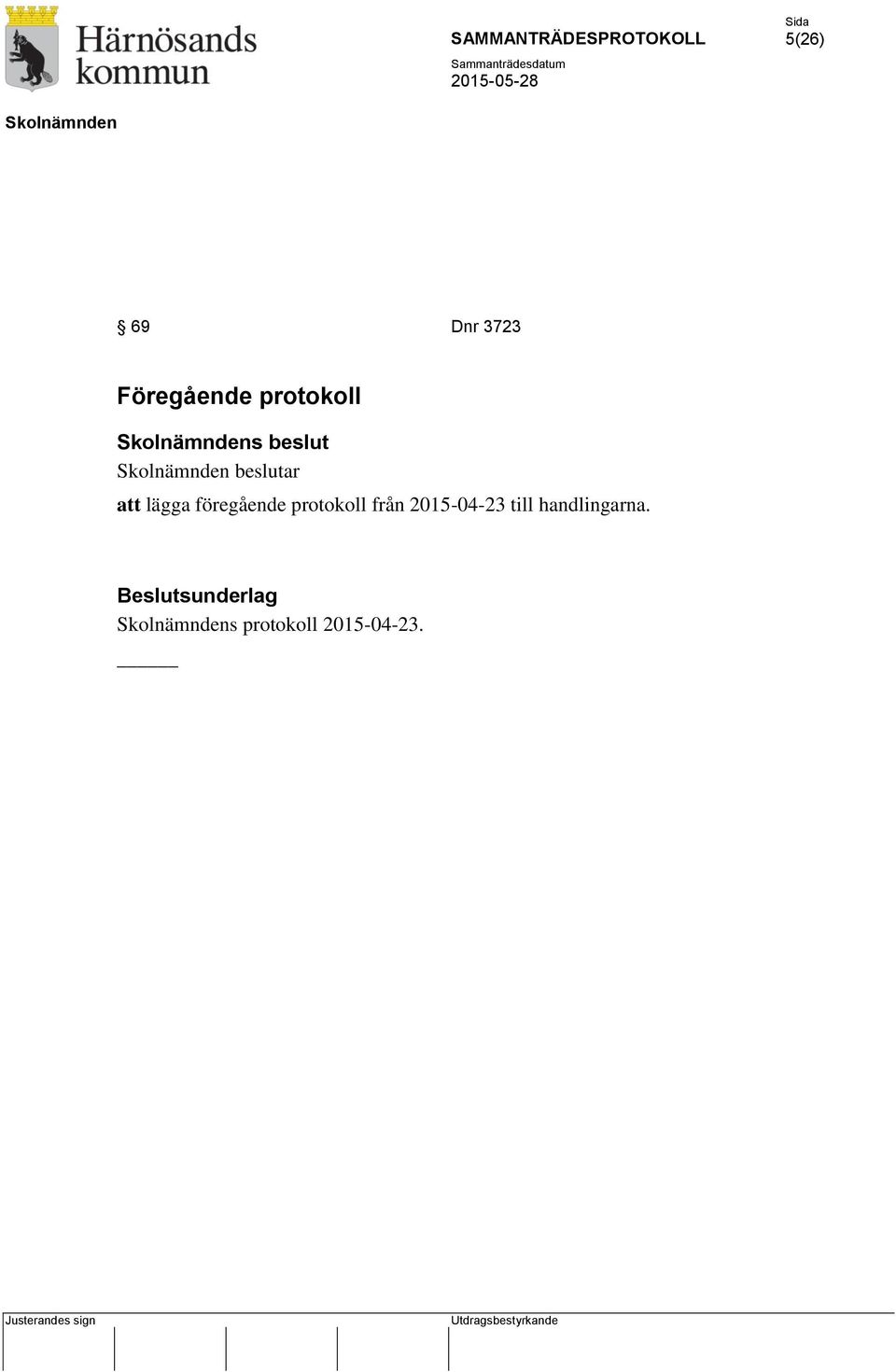 protokoll från 2015-04-23 till