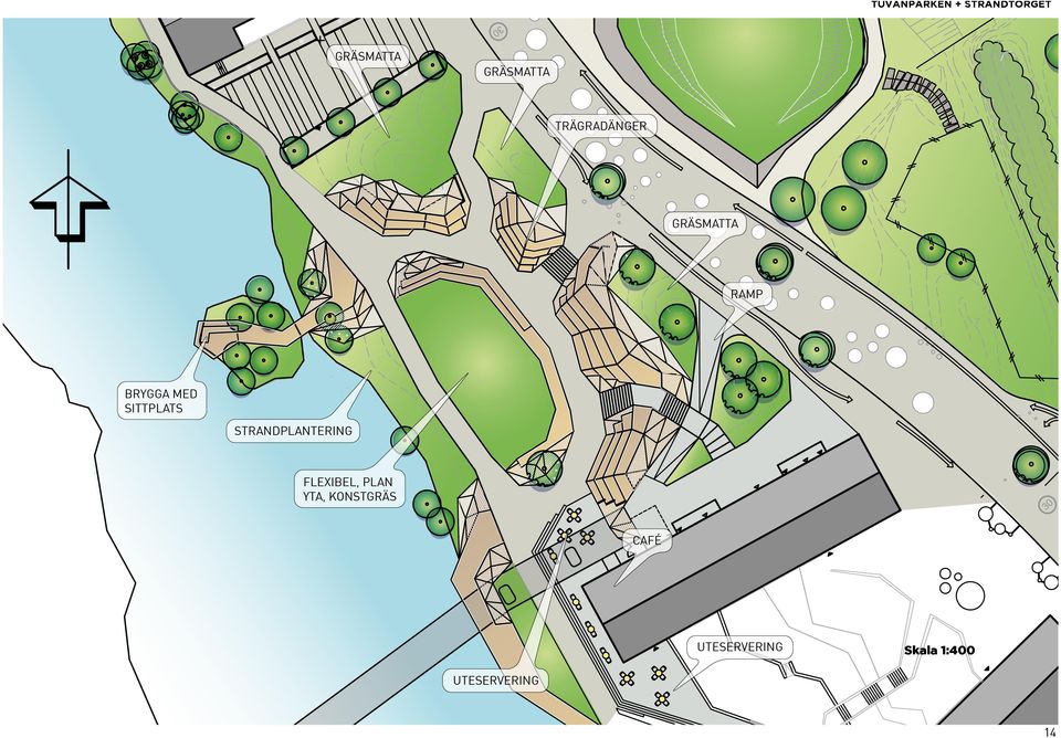 STRANDPLANTERING FLEXIBEL, PLAN YTA,