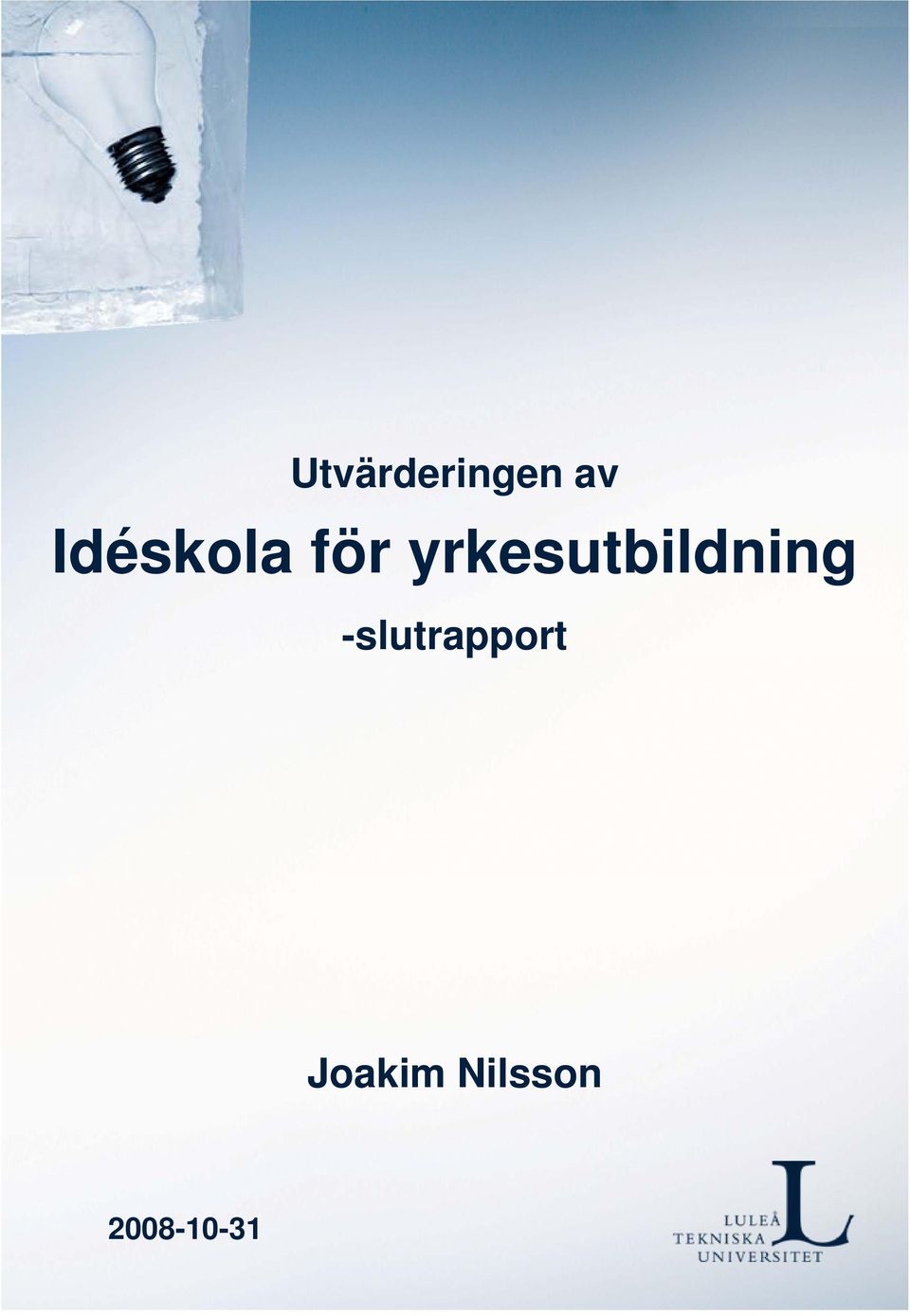 yrkesutbildning