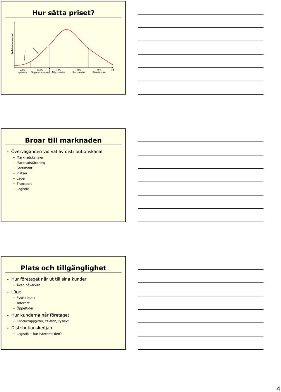 Marknadstäckning Sortiment Platser Lager Transport Logistik Plats och tillgänglighet» Hur