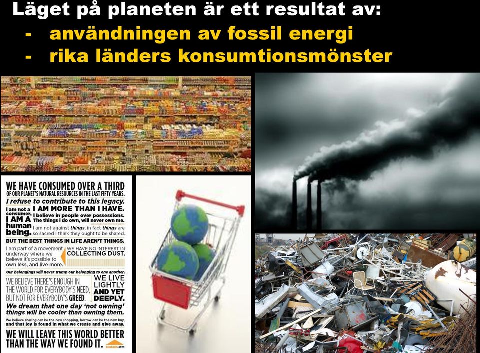 användningen av fossil