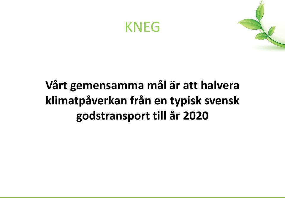 klimatpåverkan från en