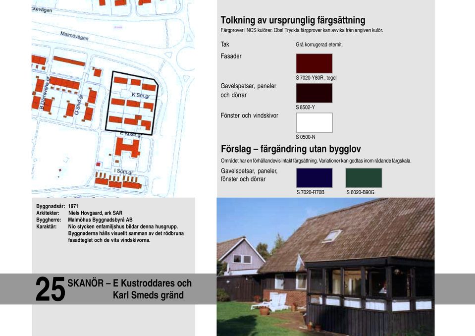 färgsättning. Variationer kan godtas inom rådande färgskala.