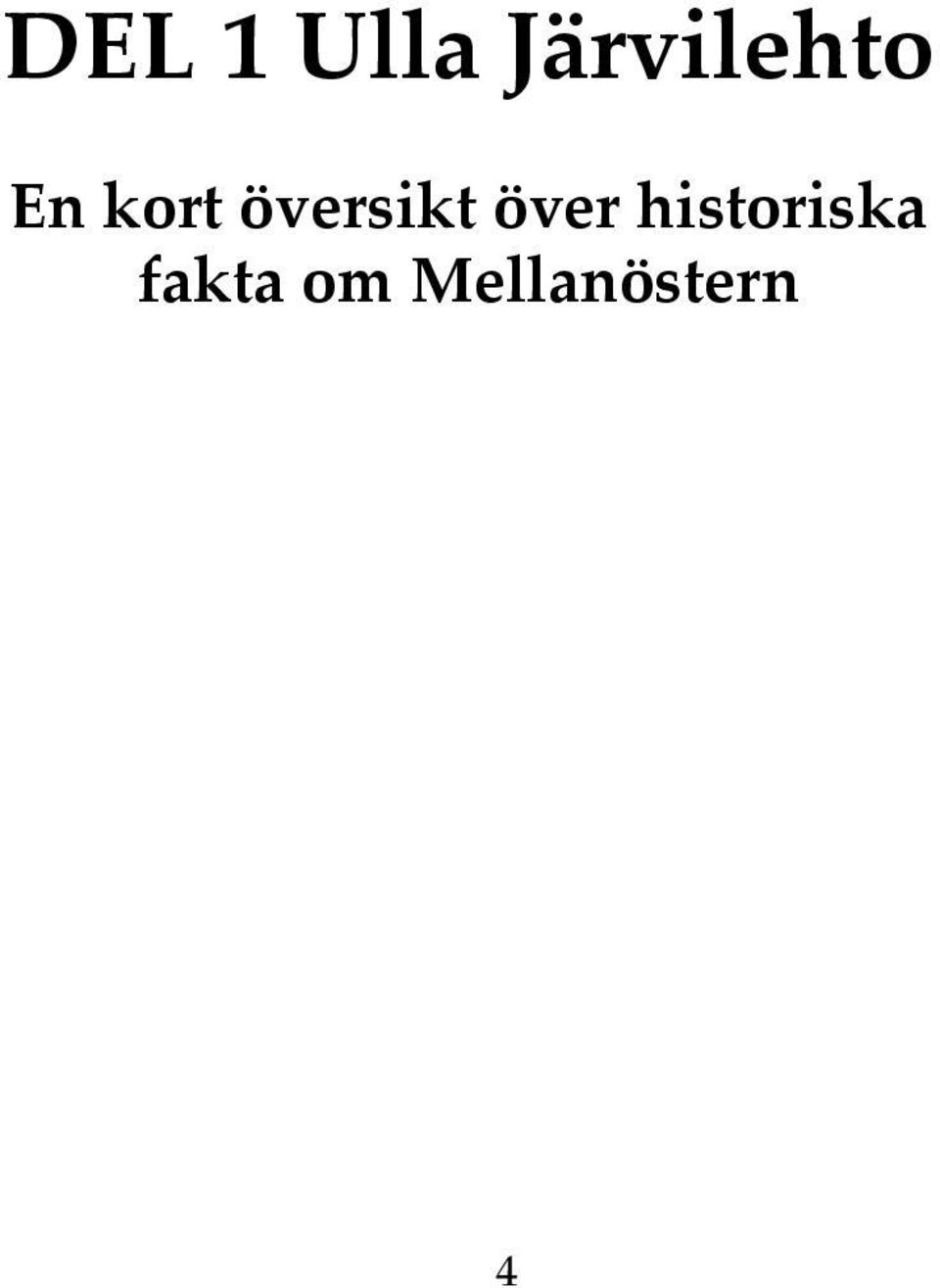 översikt över
