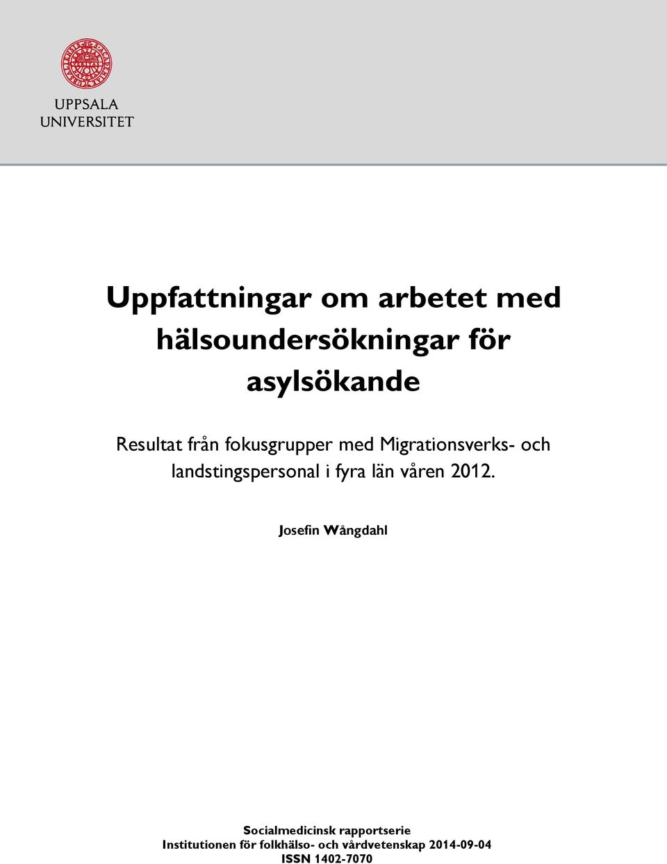 landstingspersonal i fyra län våren 2012.