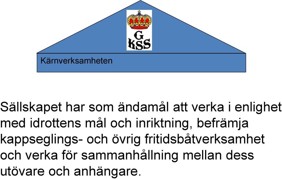 kappseglings- och övrig fritidsbåtverksamhet och