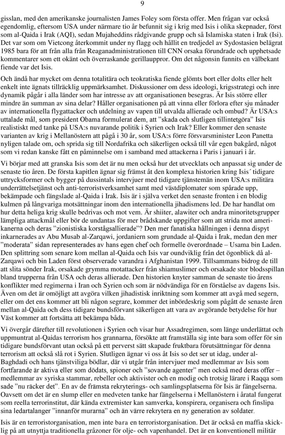 staten i Irak (Isi).