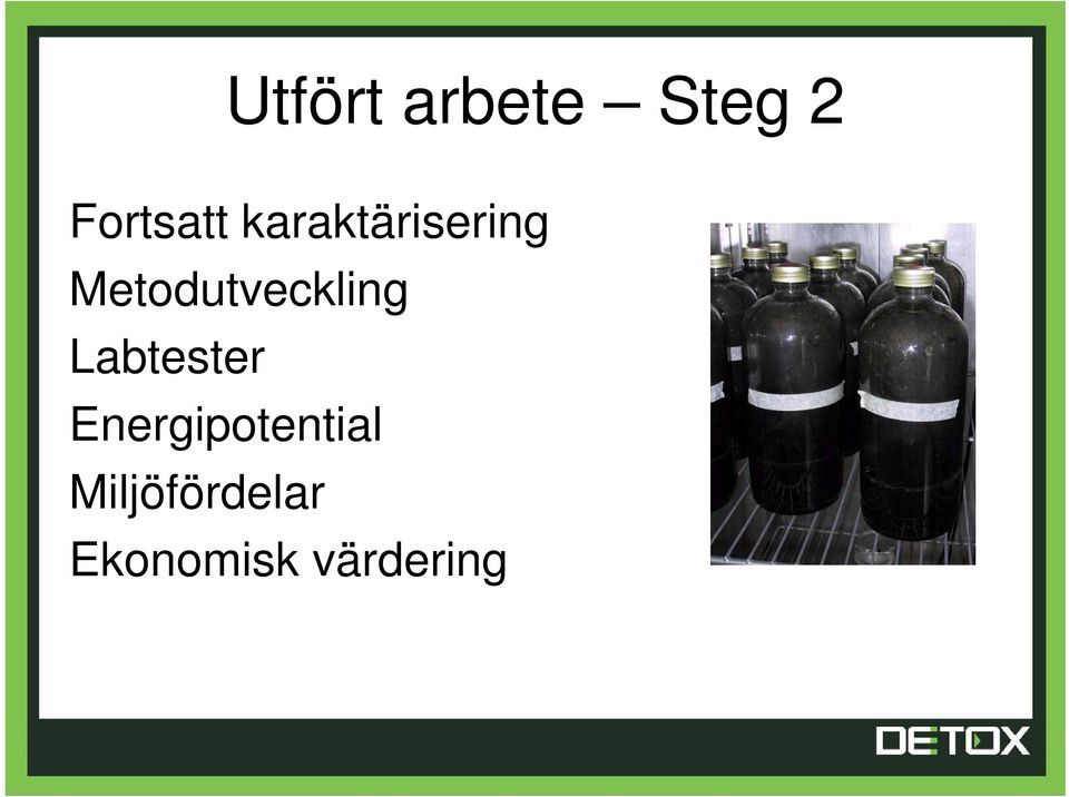 Metodutveckling Labtester