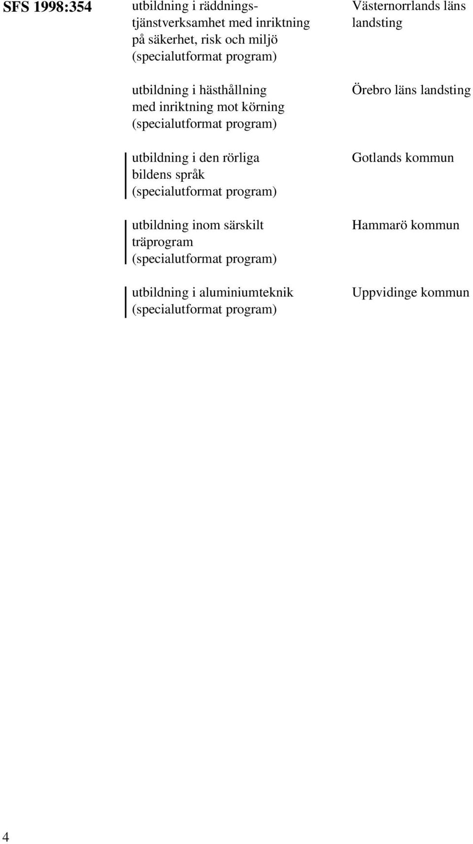 körning utbildning i den rörliga bildens språk utbildning inom särskilt träprogram