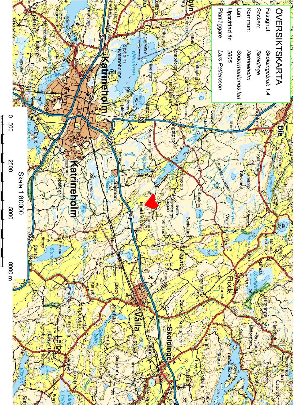 Södermanlands län Upprättad år: 2005