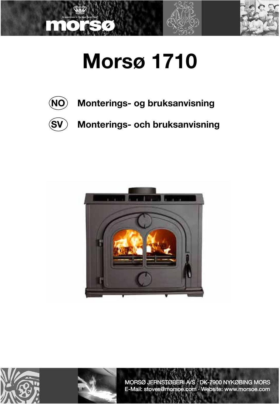 bruksanvisning MORSØ JERNSTØBERI A/S.