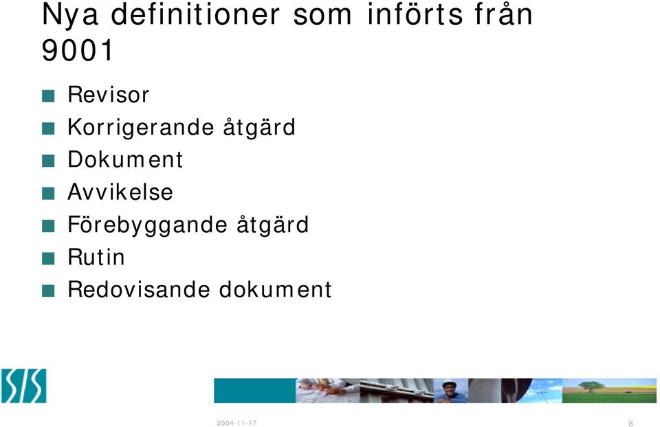 Dokument Avvikelse Förebyggande