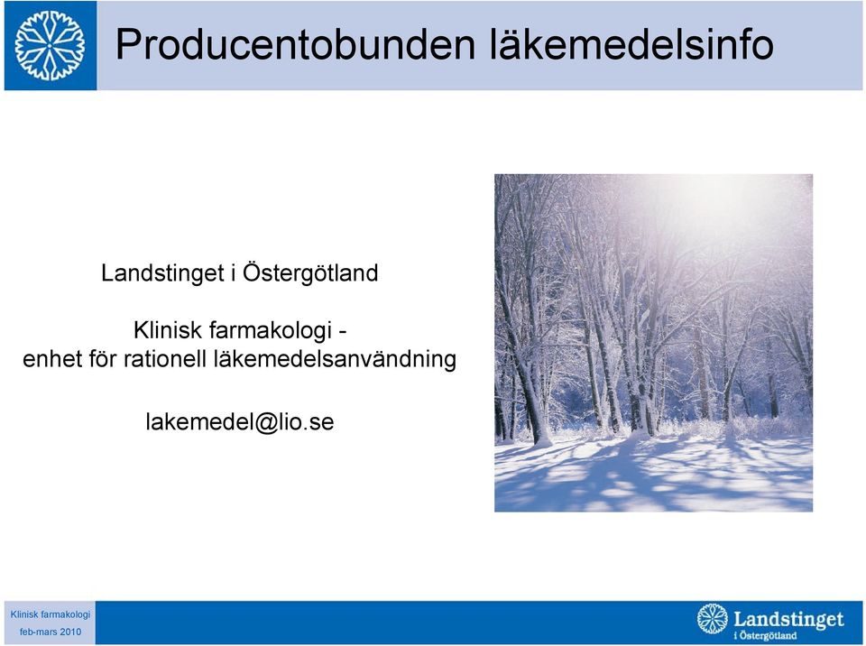 Östergötland - enhet för