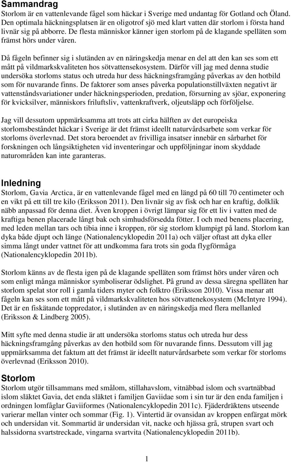 De flesta människor känner igen storlom på de klagande spelläten som främst hörs under våren.