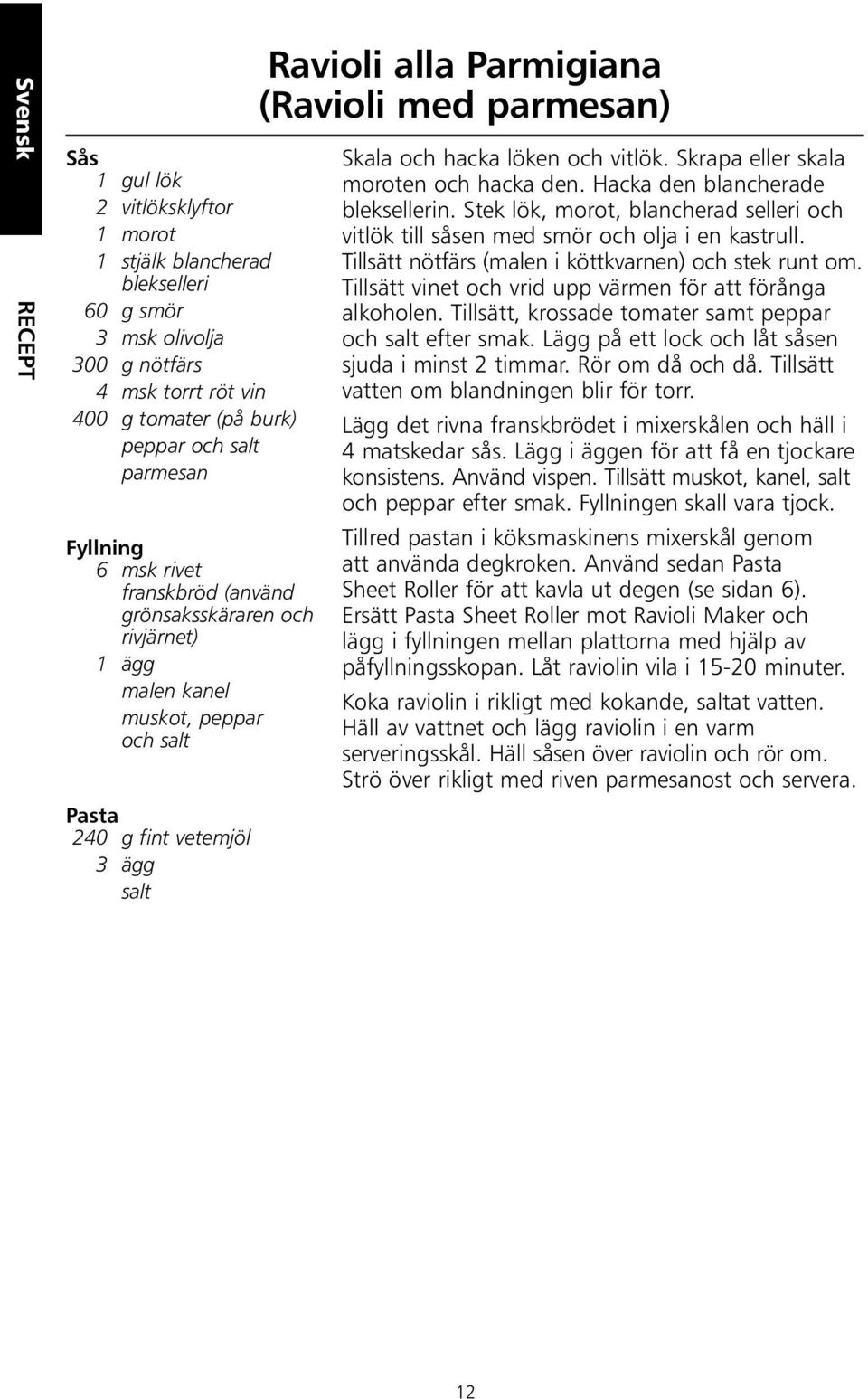 Skala och hacka löken och vitlök. Skrapa eller skala moroten och hacka den. Hacka den blancherade bleksellerin.