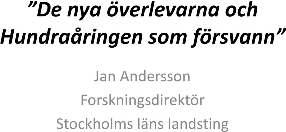 Jan Andersson