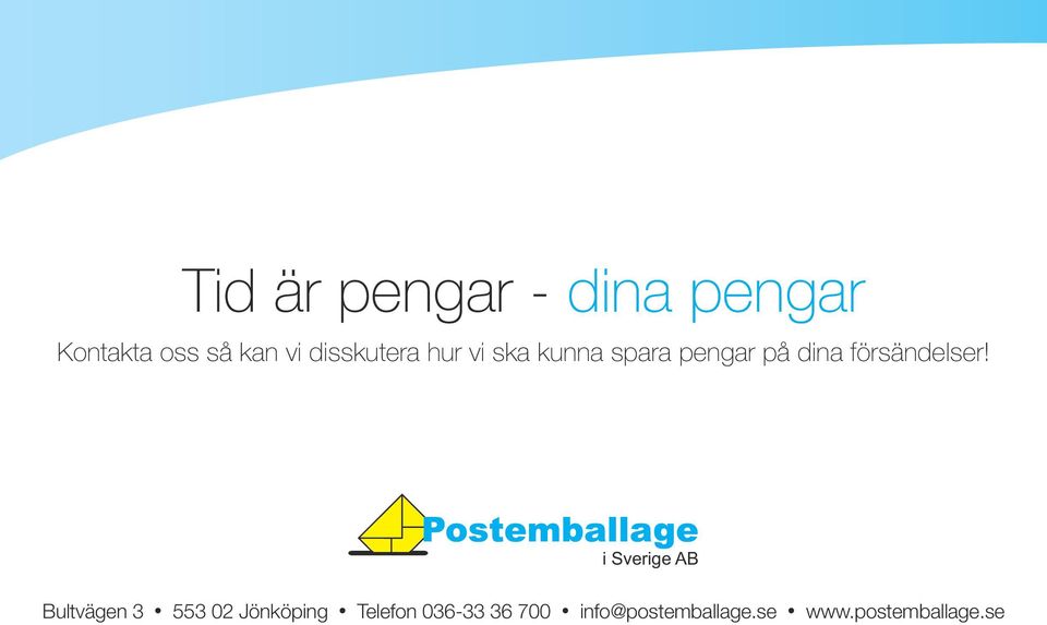 försändelser!