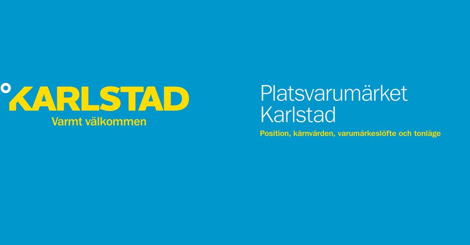 Platsvarumärket Karlstad