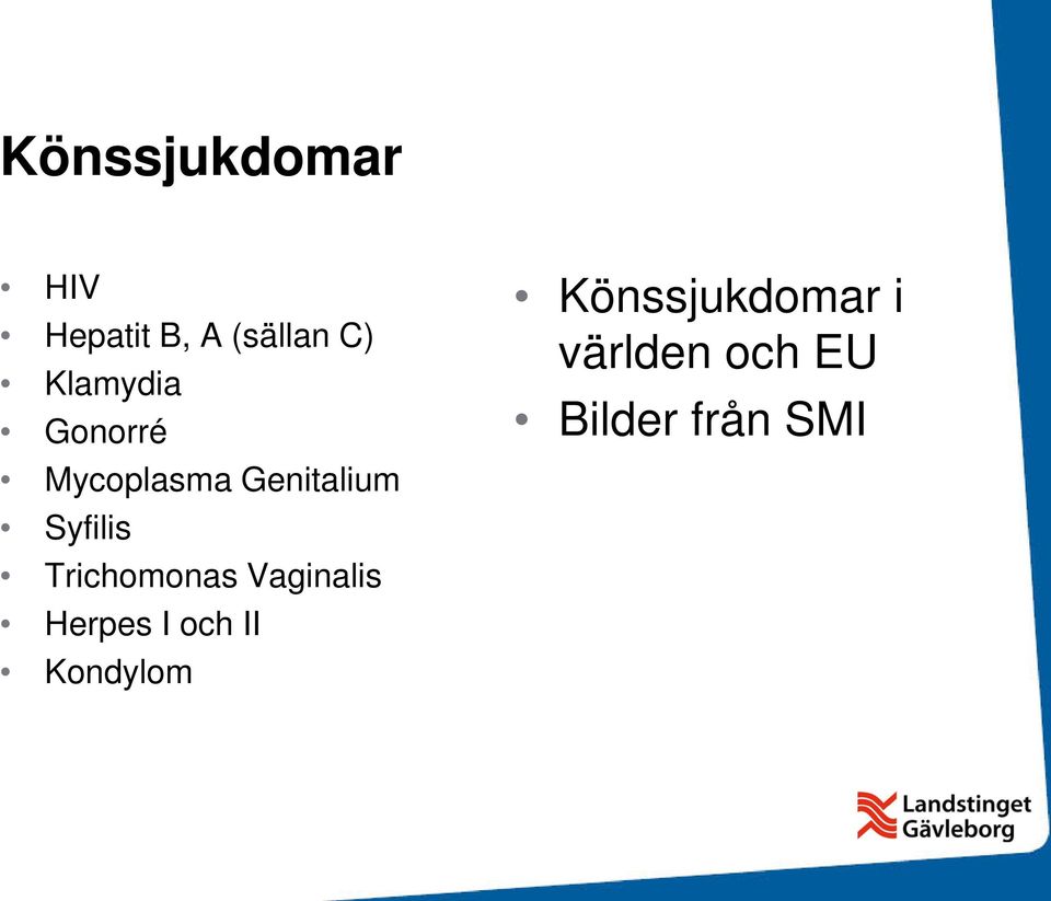 Syfilis Trichomonas Vaginalis Herpes I och II