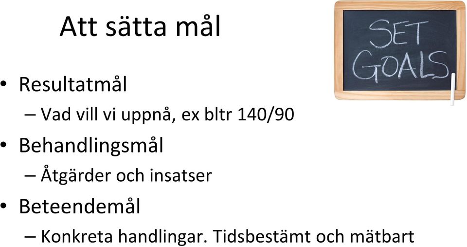 Åtgärder och insatser Beteendemål