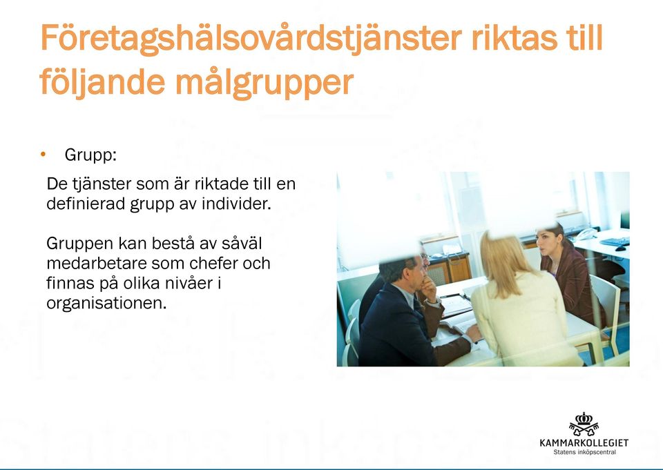 definierad grupp av individer.