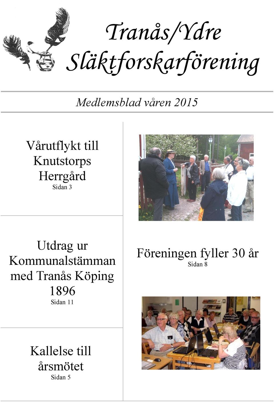 Utdrag ur Kommunalstämman med Tranås Köping 1896 Sidan