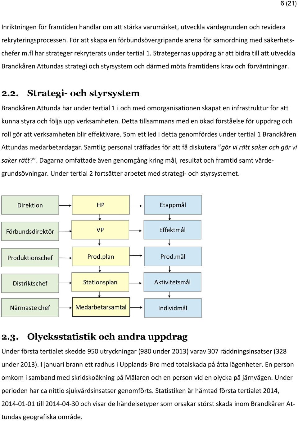 Strategernas uppdrag är att bidra till att utveckla Brandkåren Attundas strategi och styrsystem och därmed möta framtidens krav och förväntningar. 2.